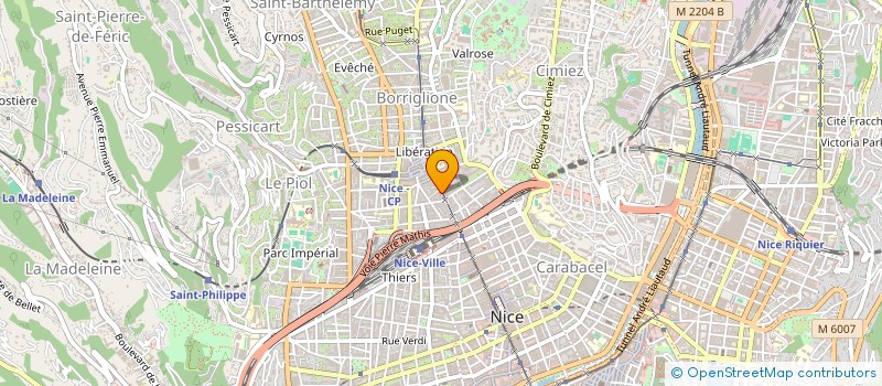 localisation de l'entreprise SCI ETAGES  NICE