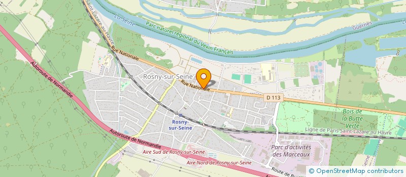 localisation de l'entreprise SCI ETAJ  ROSNY-SUR-SEINE