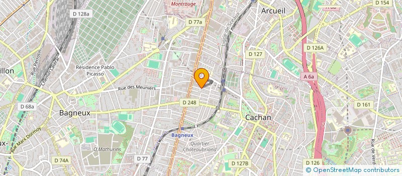 localisation de l'entreprise SCI ETAJ  CACHAN