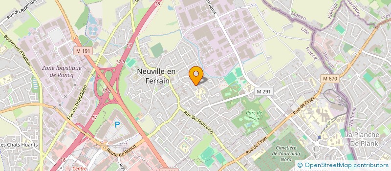 localisation de l'entreprise SCI ETALRONCQ à NEUVILLE-EN-FERRAIN