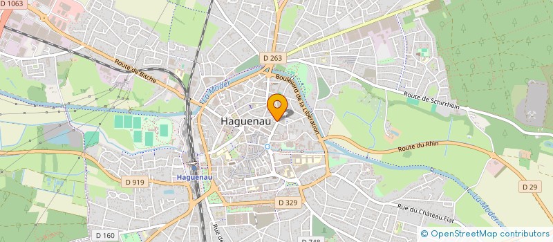 localisation de l'entreprise SCI ETAM  HAGUENAU