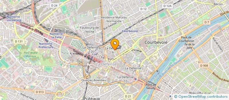localisation de l'entreprise SCI ETAMPES NOTRE-DAME à COURBEVOIE