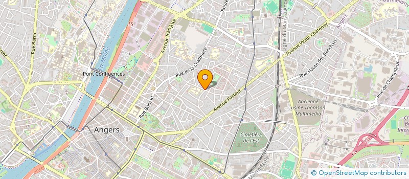 localisation de l'entreprise SCI ETANG DE LA FAUCILLONNAIE à ANGERS