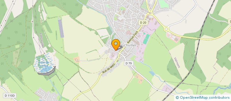 localisation de l'entreprise SCI ETANG DE LA NACHTWEIDE  FOLSCHVILLER