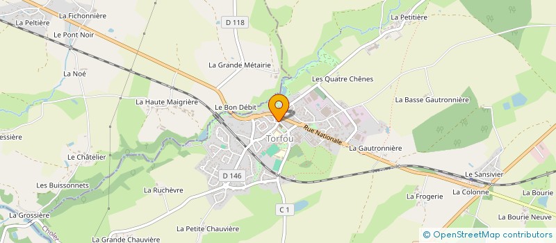 localisation de l'entreprise SCI ETANG DE LA NOUE à SEVREMOINE