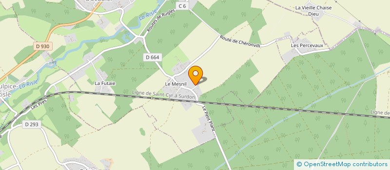 localisation de l'entreprise SCI ETANG DE LA TORTUE à L'AIGLE