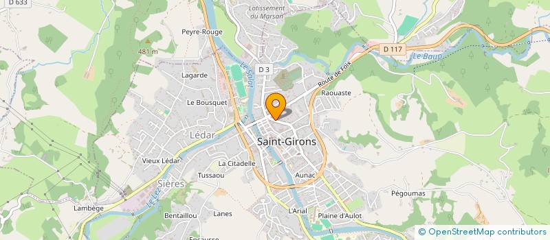 localisation de l'entreprise SCI ETANG DE LA VEZE à SAINT-GIRONS