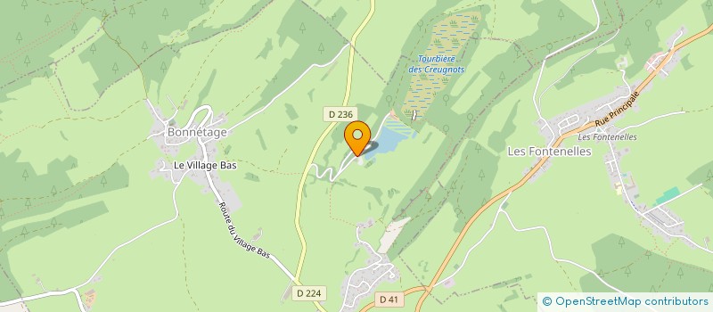 localisation de l'entreprise SCI ETANG DU MOULIN B & B  BONNETAGE