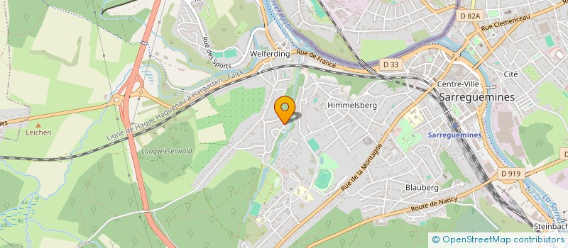 localisation de l'entreprise SCI ETANG FELD à SARREGUEMINES