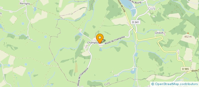 localisation de l'entreprise SCI ETANGS DE BRIFFAULT  CUZY