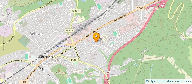 localisation de l'entreprise SCI ETAP  FORBACH