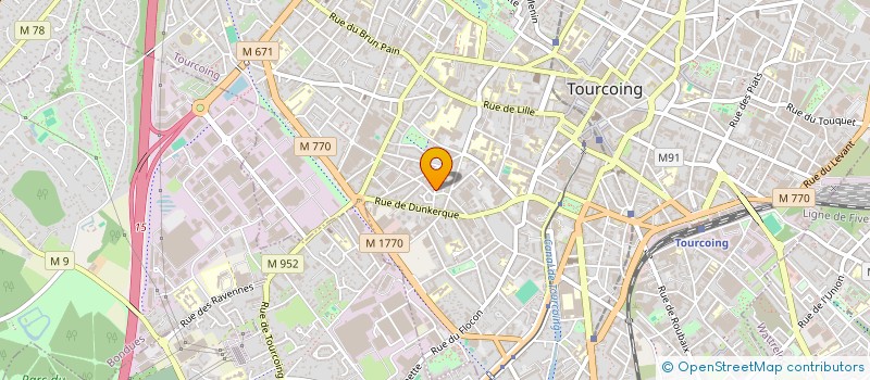 localisation de l'entreprise SCI ETAPE  TOURCOING