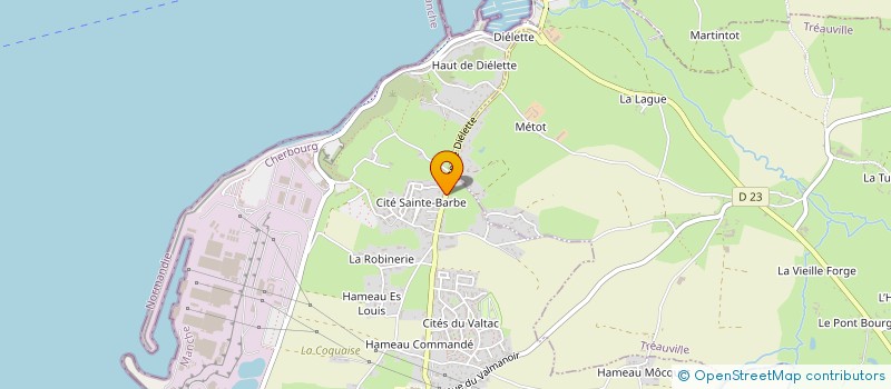 localisation de l'entreprise SCI ETASSE  LES PIEUX