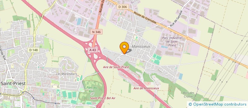 localisation de l'entreprise SCI ETB100  SAINT-PRIEST