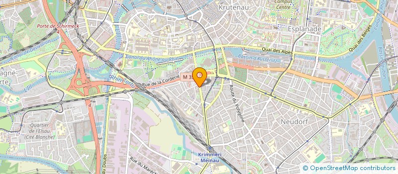 localisation de l'entreprise SCI ETC à STRASBOURG