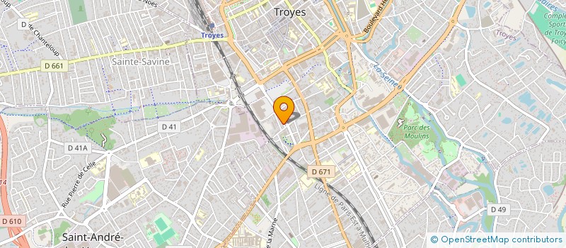 localisation de l'entreprise SCI ETC à TROYES