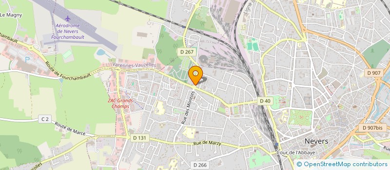 localisation de l'entreprise SCI ETC NEVERS  NEVERS