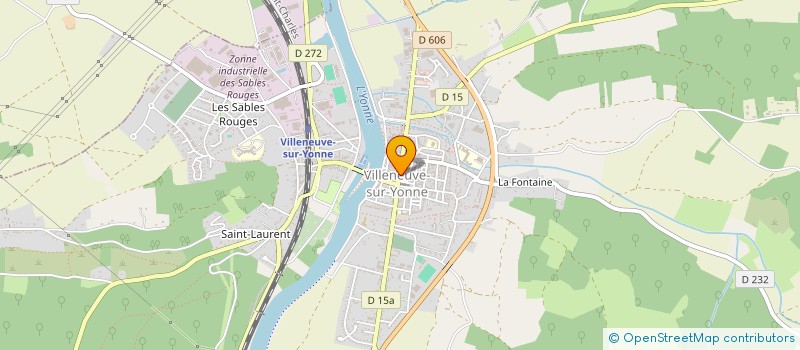 localisation de l'entreprise SCI ETC VILLENEUVE  VILLENEUVE-SUR-YONNE