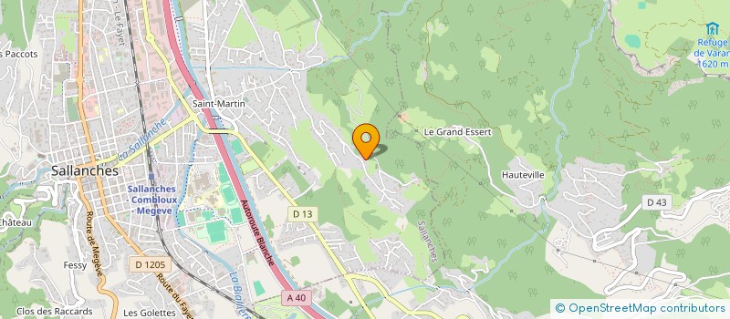 localisation de l'entreprise SCI ETCHE  SALLANCHES