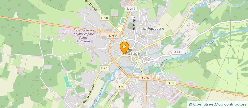 localisation de l'entreprise SCI ETCHE AGER  BAUGE-EN-ANJOU