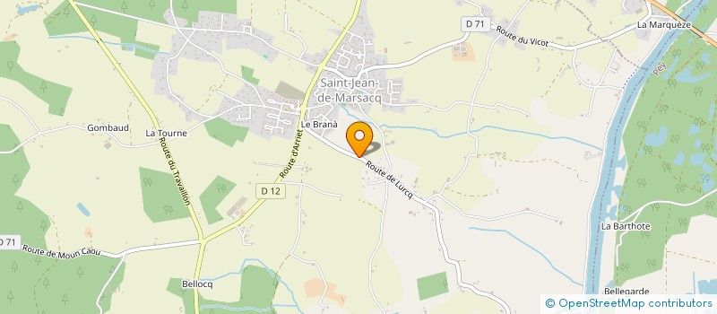 localisation de l'entreprise SCI ETCHE-BEHOKA  SAINT-JEAN-DE-MARSACQ