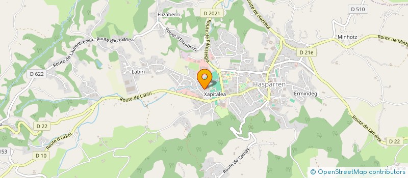 localisation de l'entreprise SCI ETCHE BERRIA à HASPARREN