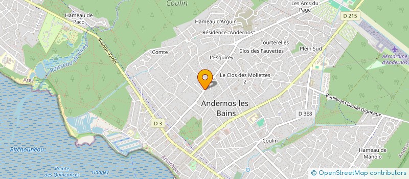 localisation de l'entreprise SCI ETCHE CHOURIA à ANDERNOS-LES-BAINS