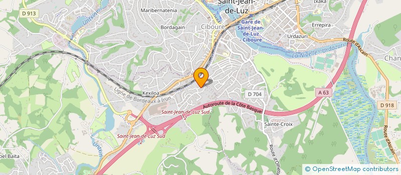 localisation de l'entreprise SCI ETCHE SALTZIA à URRUGNE