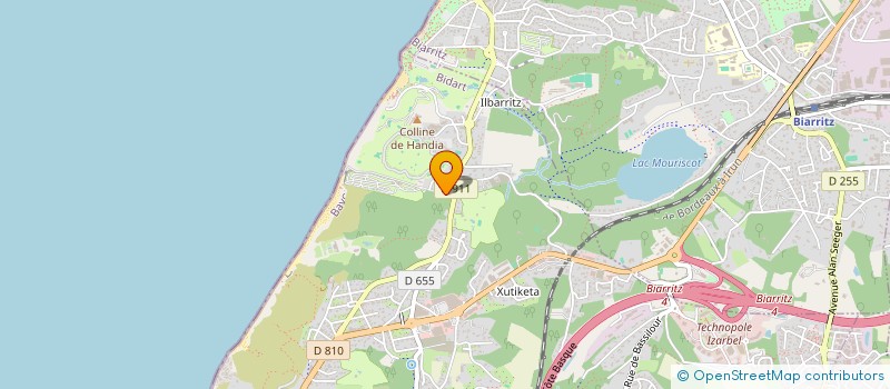 localisation de l'entreprise SCI ETCHEA à BIDART