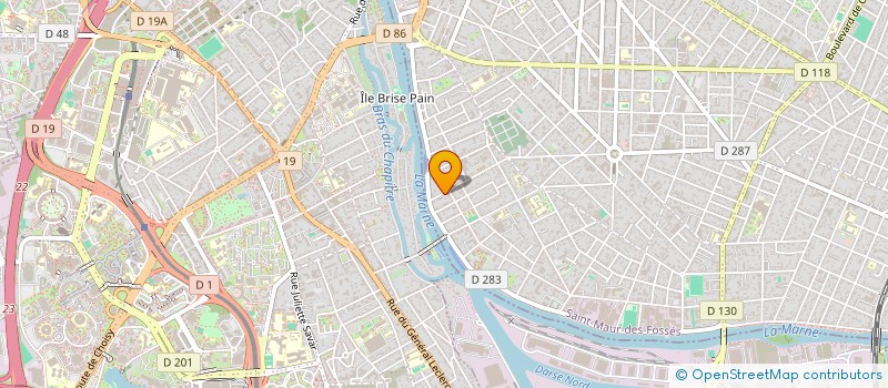 localisation de l'entreprise SCI ETCHEA à SAINT-MAUR-DES-FOSSES