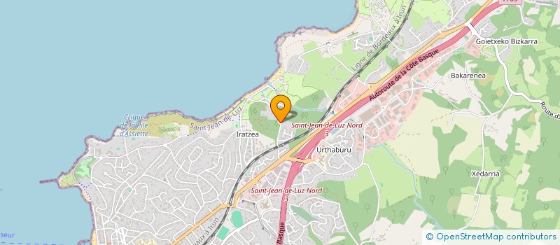 localisation de l'entreprise SCI ETCHEBIAGUE  SAINT-JEAN-DE-LUZ