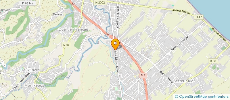 localisation de l'entreprise SCI ETCHEGARAY à SAINT-ANDRE