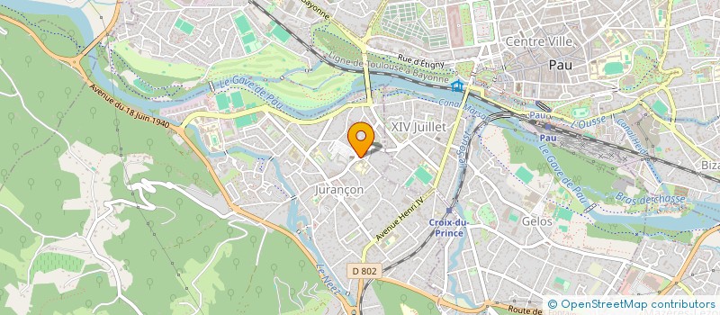 localisation de l'entreprise SCI ETCHEGARAY à JURANCON