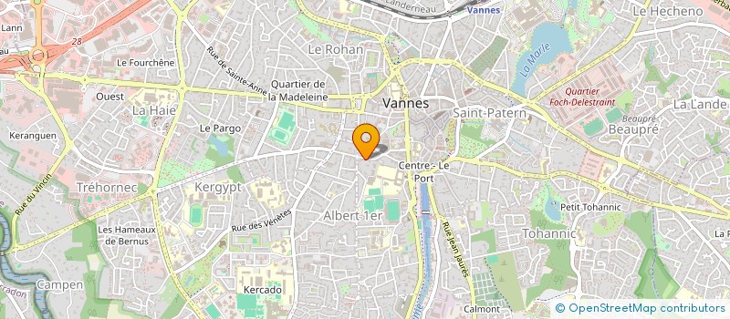 localisation de l'entreprise SCI ETCHEVERY PALUD à VANNES