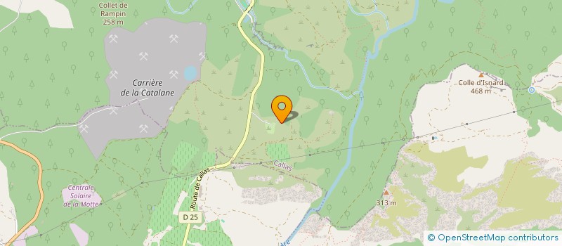 localisation de l'entreprise SCI ETE  CALLAS