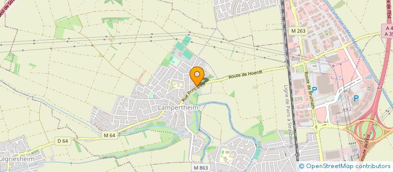 localisation de l'entreprise SCI ETE INDIEN  LAMPERTHEIM