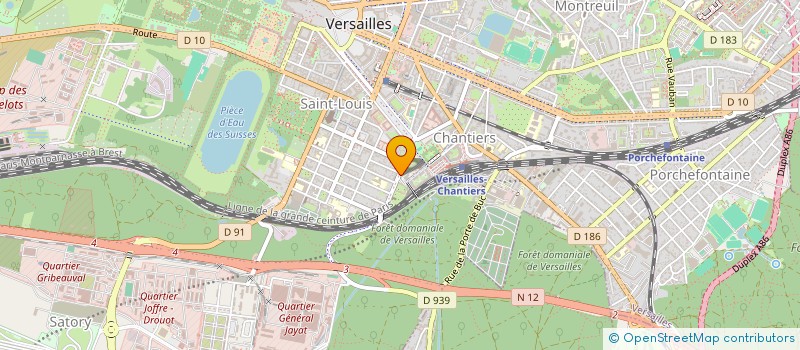 localisation de l'entreprise SCI ETENDARD 2 à VERSAILLES