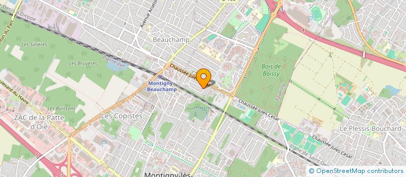 localisation de l'entreprise SCI ETENTIEL  BEAUCHAMP