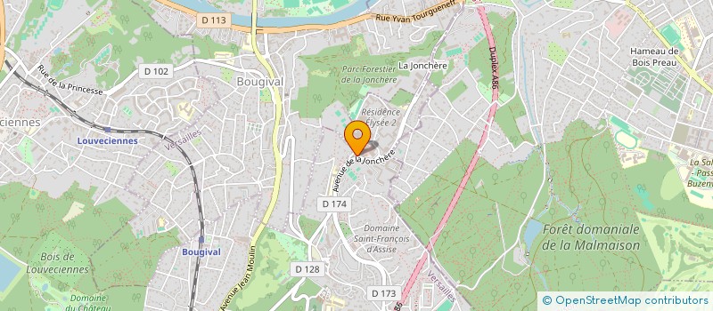 localisation de l'entreprise SCI ETERLOU  LA CELLE-SAINT-CLOUD