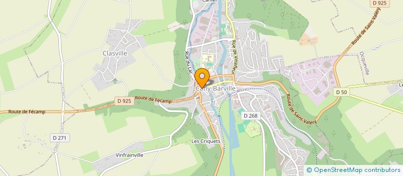 localisation de l'entreprise SCI ETERN'AILES  CANY-BARVILLE