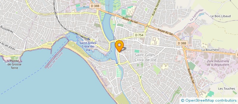 localisation de l'entreprise SCI ETERNA  SAINT-GILLES-CROIX-DE-VIE