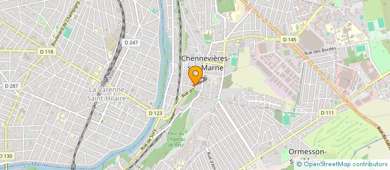 localisation de l'entreprise SCI ETERNAVISTA  CHENNEVIERES-SUR-MARNE