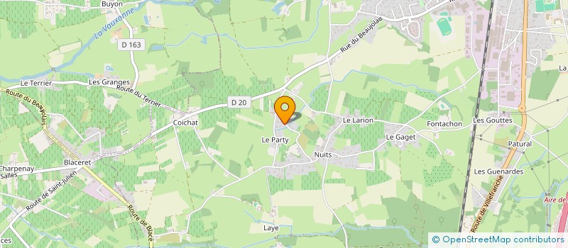 localisation de l'entreprise SCI ETERNITY  SAINT GEORGES DE RENEINS