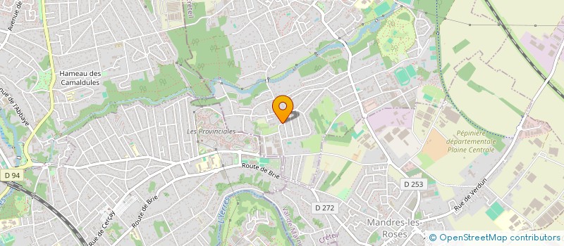 localisation de l'entreprise SCI ETERNITY  VILLECRESNES