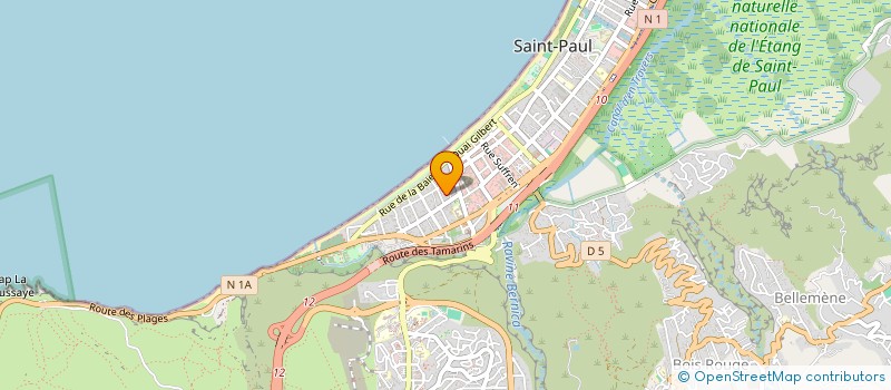 localisation de l'entreprise SCI ETES  SAINT-PAUL