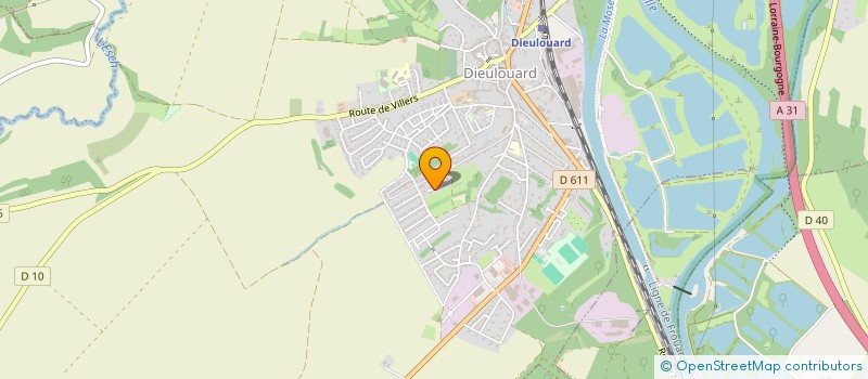 localisation de l'entreprise SCI ETH  DIEULOUARD