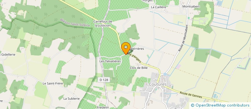 localisation de l'entreprise SCI ETHAN 49  LES GARENNES SUR LOIRE