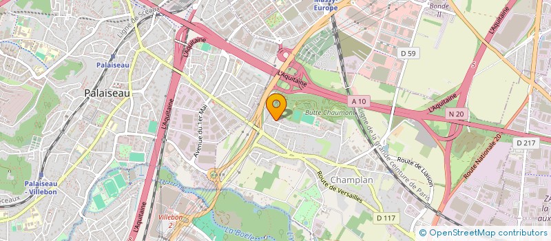 localisation de l'entreprise SCI ETHAN  CHAMPLAN