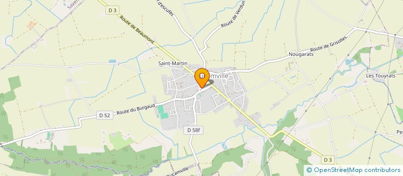 localisation de l'entreprise SCI ETHAN  AUCAMVILLE