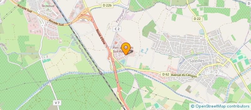 localisation de l'entreprise SCI ETHANAELLE  SALEILLES